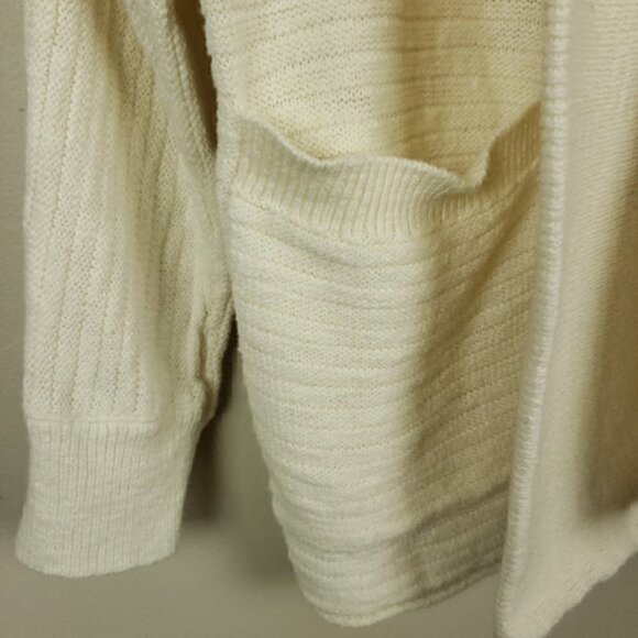 Madewell Harbor Open Cardigan Sweater Ivory Size XS - Picture 6 of 7